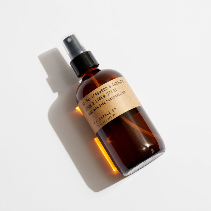 Teakwood & Tobacco - 7.75 fl oz Room & Linen Spray: 7.75 oz