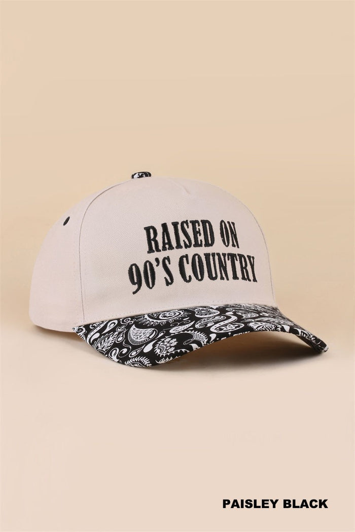 90's Country Hat + Paisley