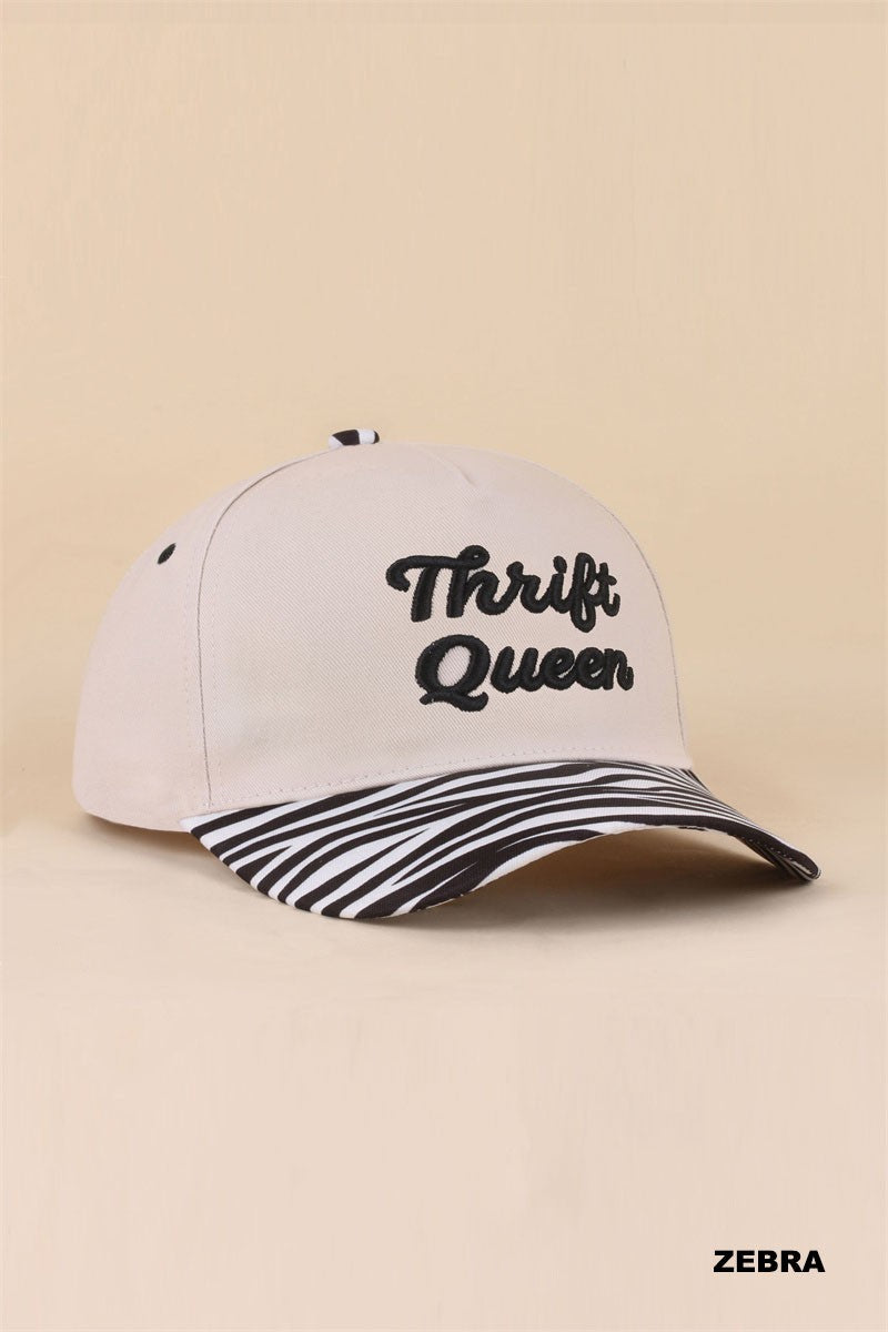 Thrift Queen Hat + Zebra