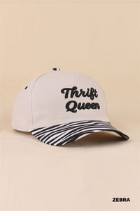 Thrift Queen Hat + Zebra