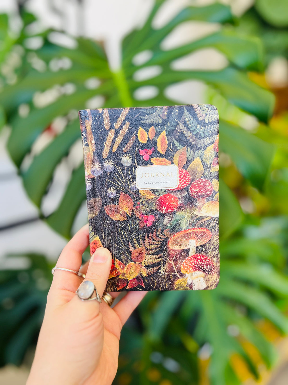 A6 Mini Vegan Leather Hardcover Daily Planner