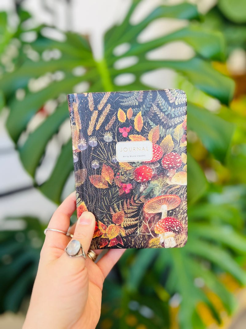 A6 Mini Vegan Leather Hardcover Daily Planner