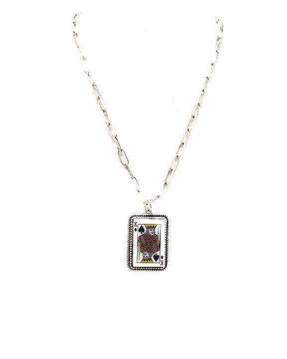 Spade King Necklace