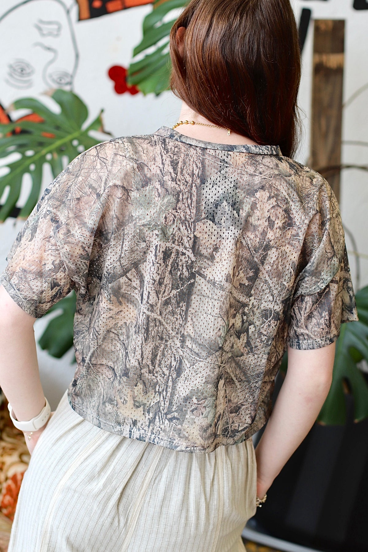 Camo 95 Football Jersey Top