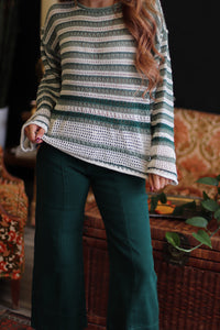 Summer To Fall Crochet Sweater + Pine
