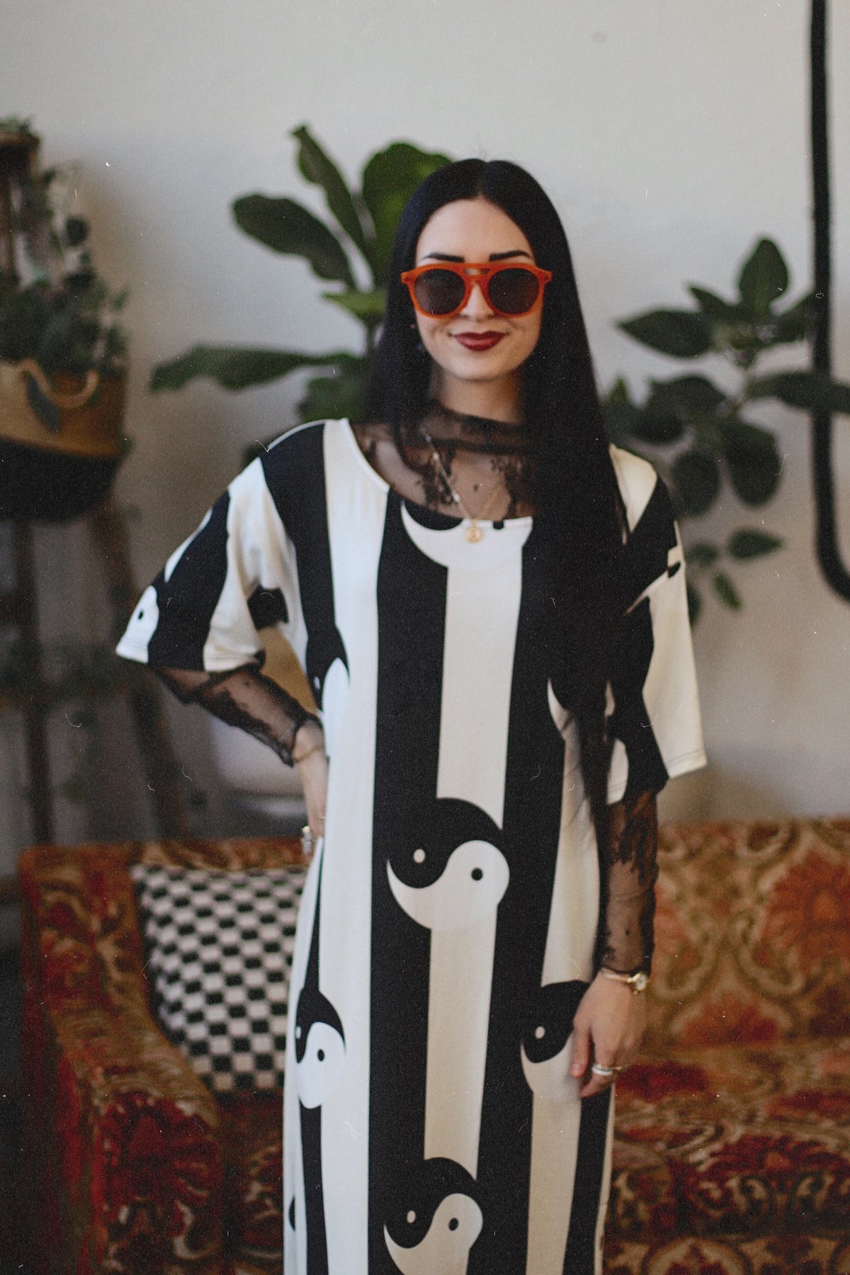 Yin Yang Midi Dress