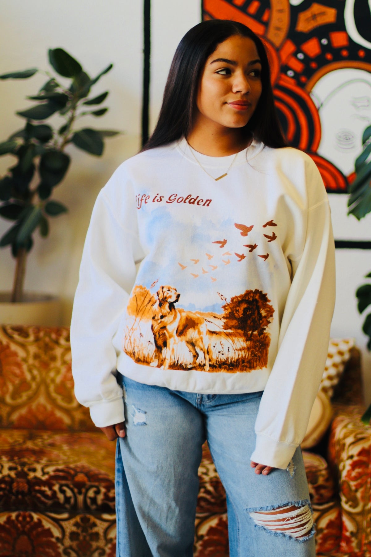 Life is Golden Overshirt Sweatshirt