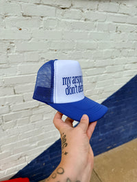 580 Trucker Hat + Blue Arson