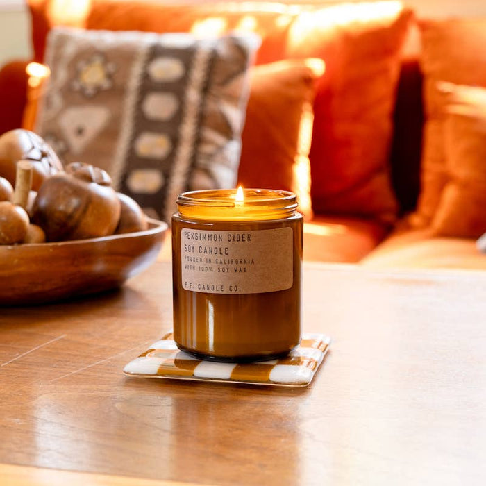 Persimmon Cider Standard Soy Candle: 7.2 oz. - 580 Threads