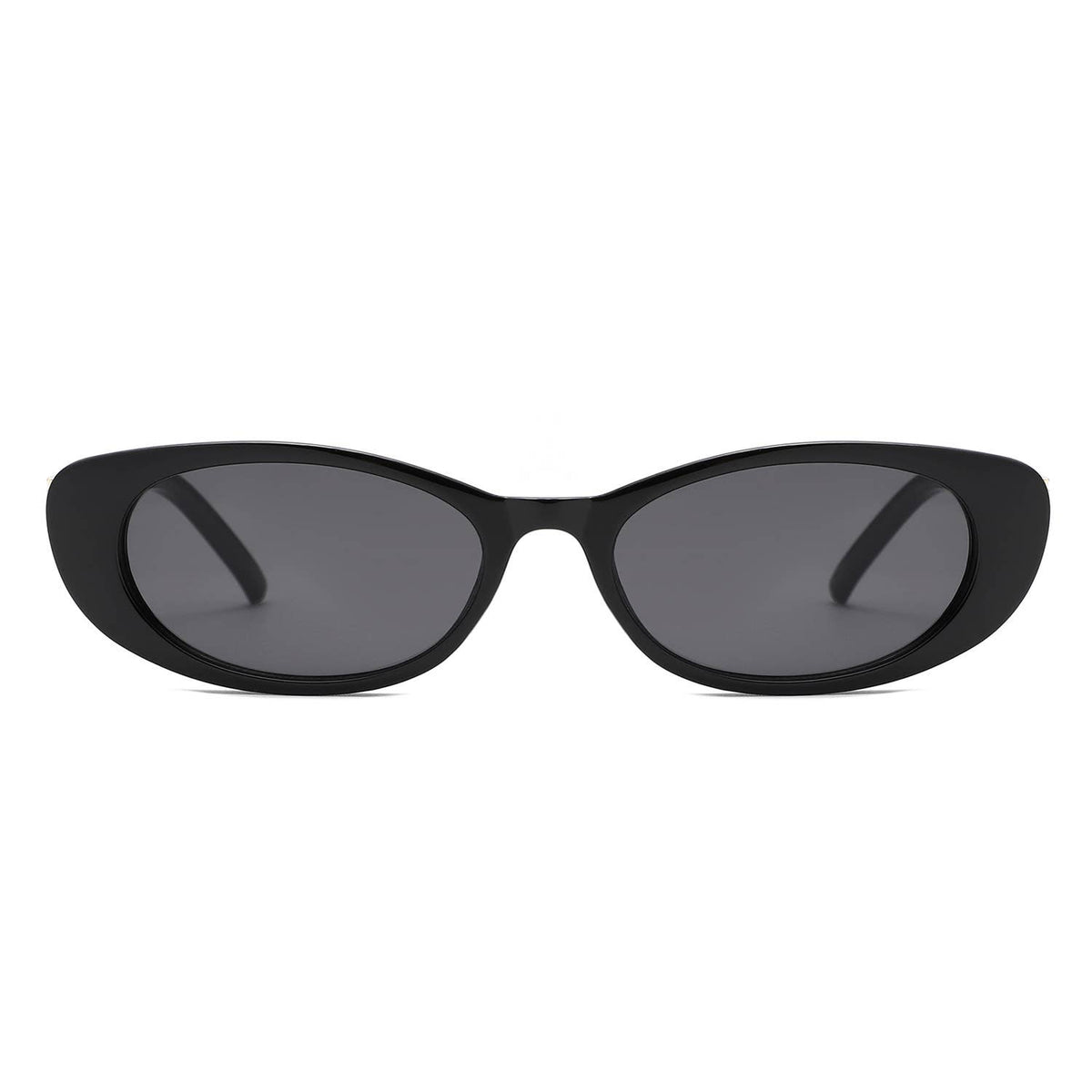 90s Slim Oval Nararow Women Fashion Sunglasses