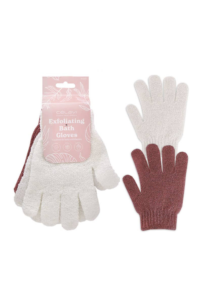 2pc Exfoliating Bath Gloves