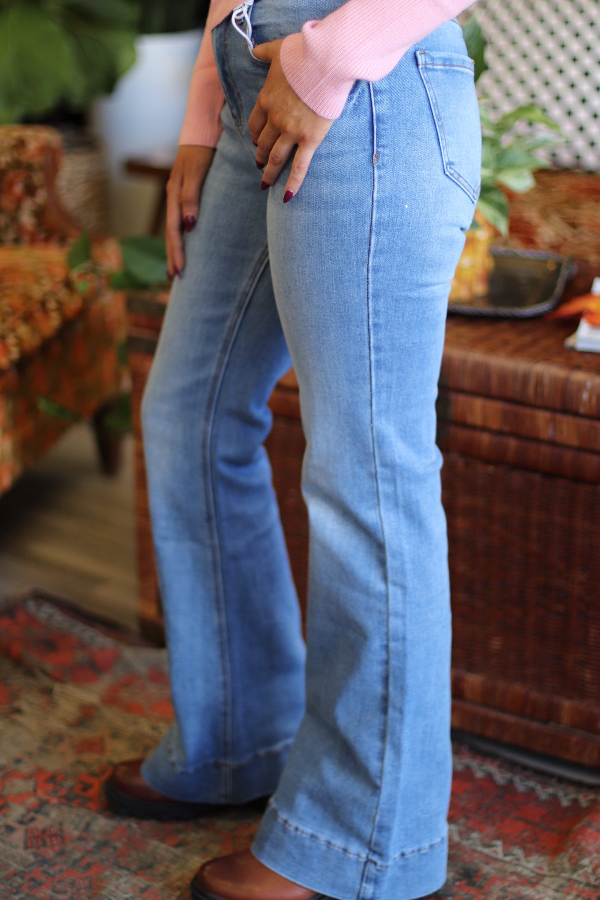 Karlie Tummy Control Flare Jeans