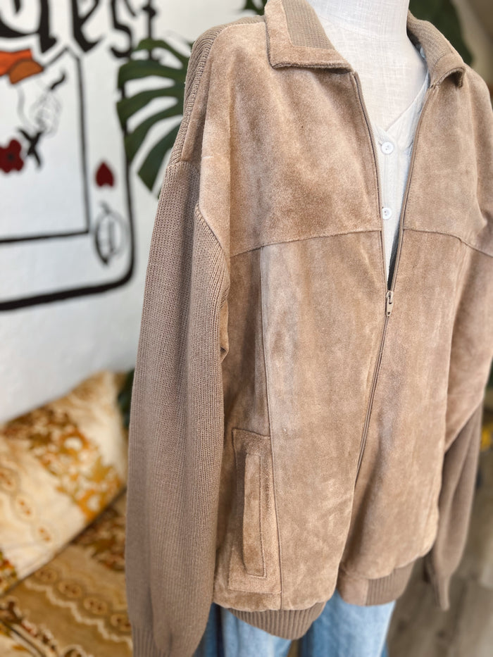 Vault Vintage | Sears Suede Sweater 2XL