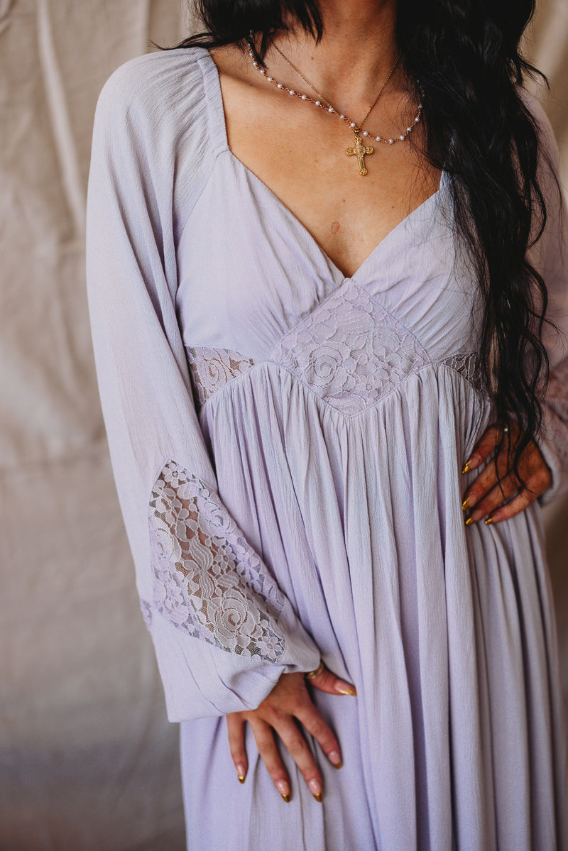 Lilac Dreamy Maxi Dress