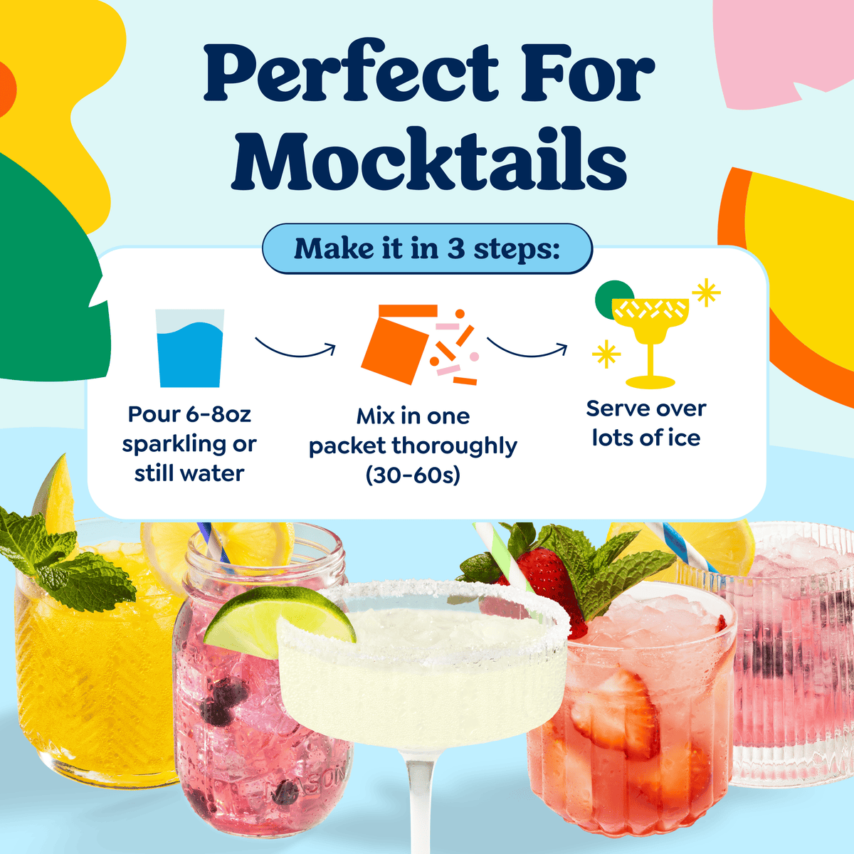 Variety Pack Cocktail Mixers - 6 Servings Multipack