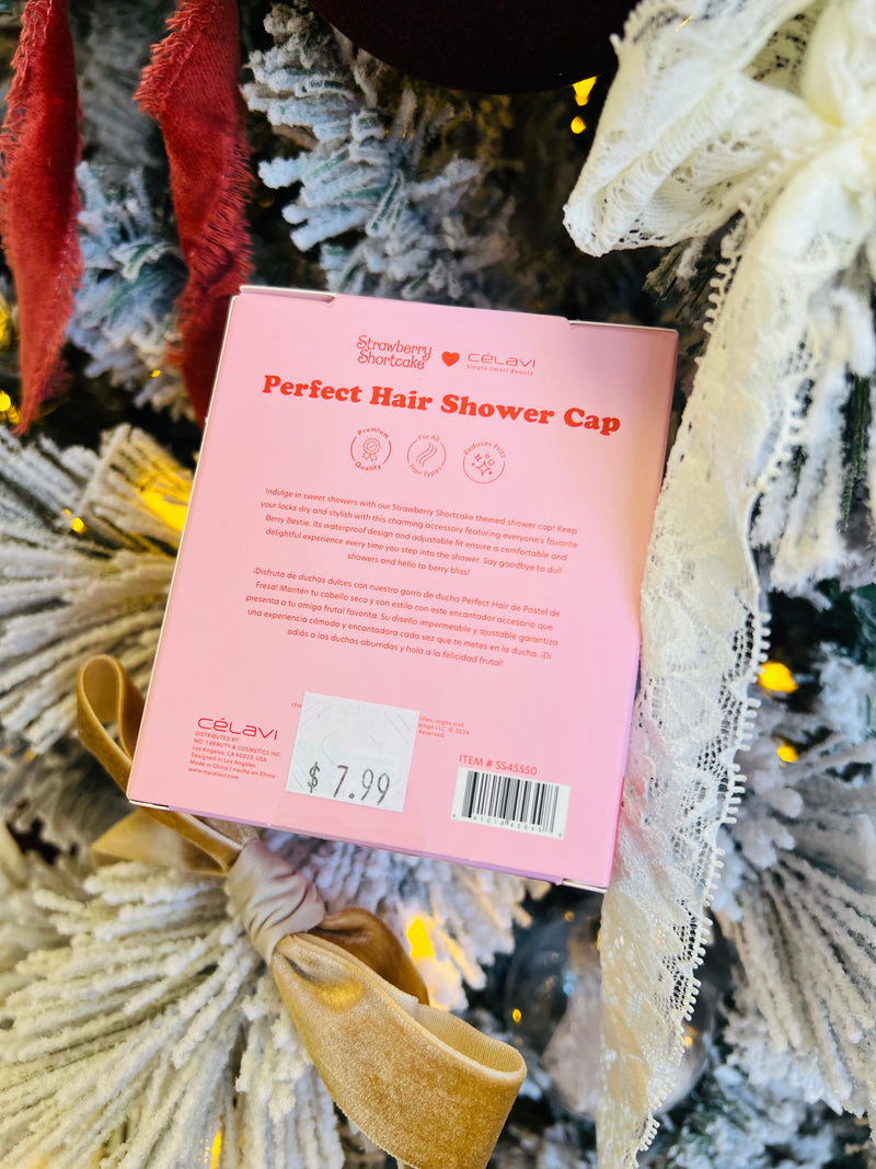 Strawberry Shortcake Hair Shower Cap