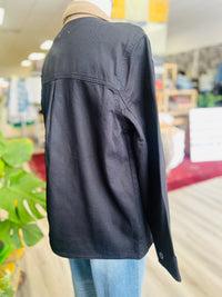 Working Girl Barn Jacket + Black
