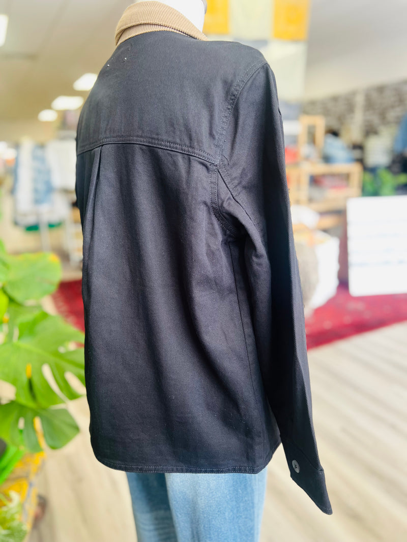 Working Girl Barn Jacket + Black