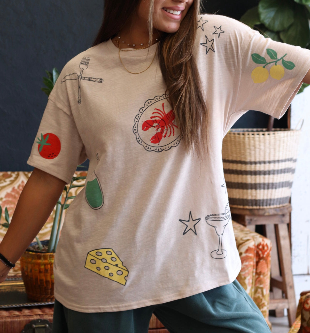 East Coast Vintage Seafood Graphic Tee