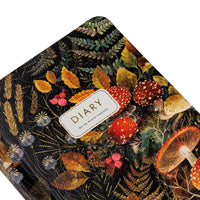 A6 Mini Vegan Leather Hardcover Daily Planner