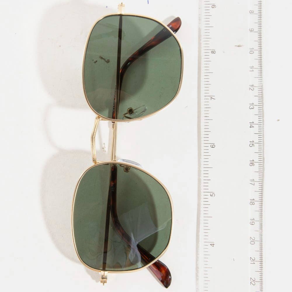 Thin Metallic Frame Fashion Sunglasses