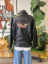 Vault | Leather Biker Jacket L/XL
