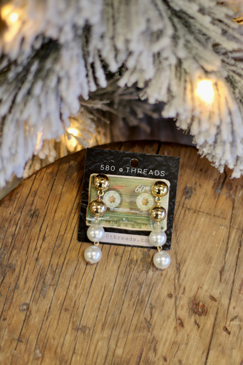 Pearl Dangle Earrings