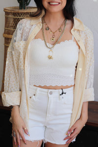 Buttercup Button Down Top