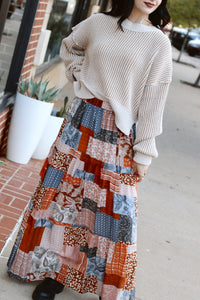 Poppy Patchwork Skirt