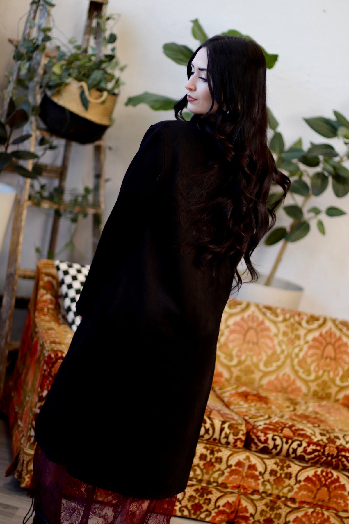 Bethany Trench Coat + Black