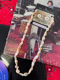Brown Iridescent Mother-of-Pearl Shell Nugget Necklace
