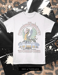 Rolling Stones Dragon Tour 78 Tee in White