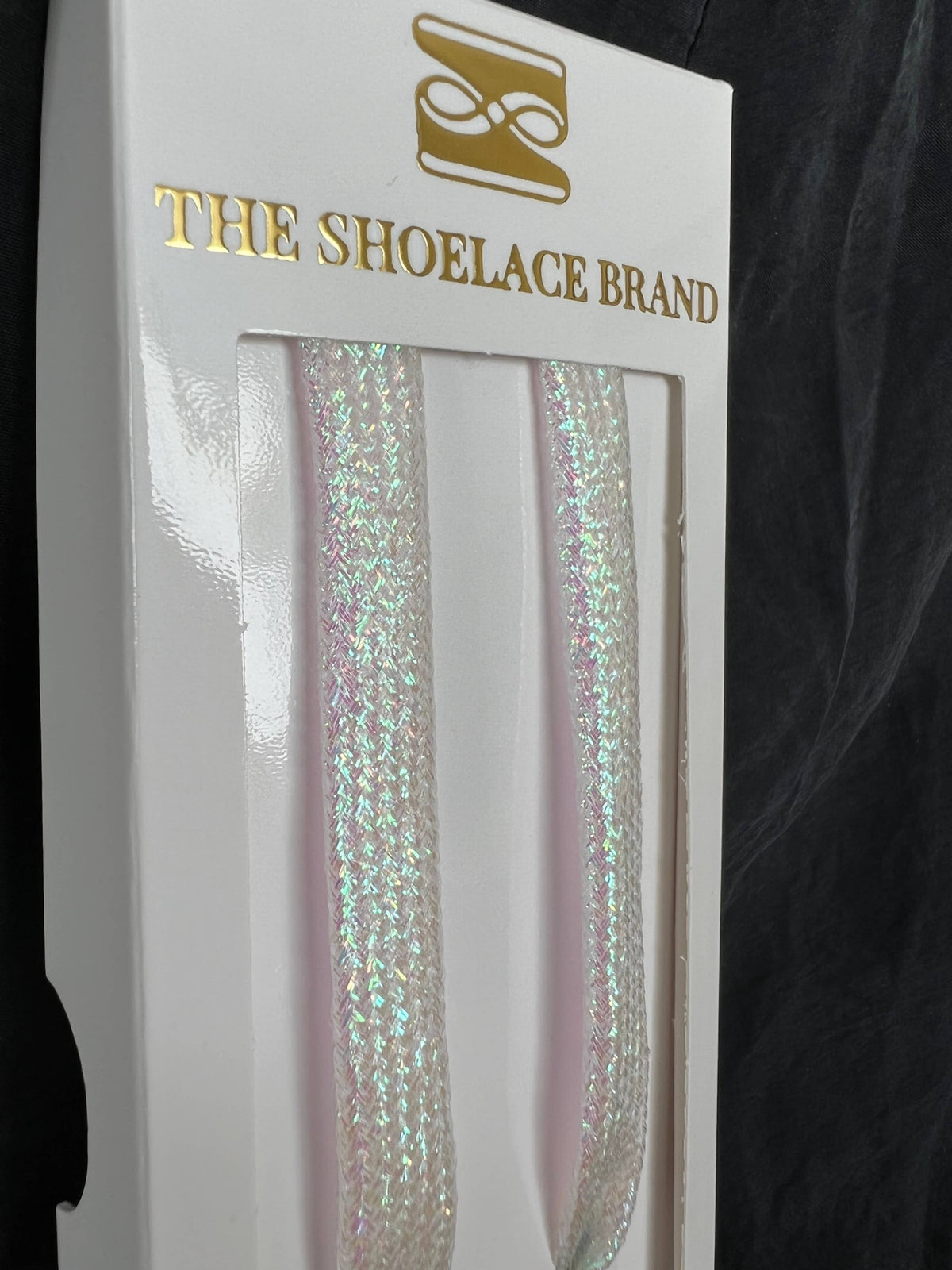 Glitter White Shoelaces47.2in