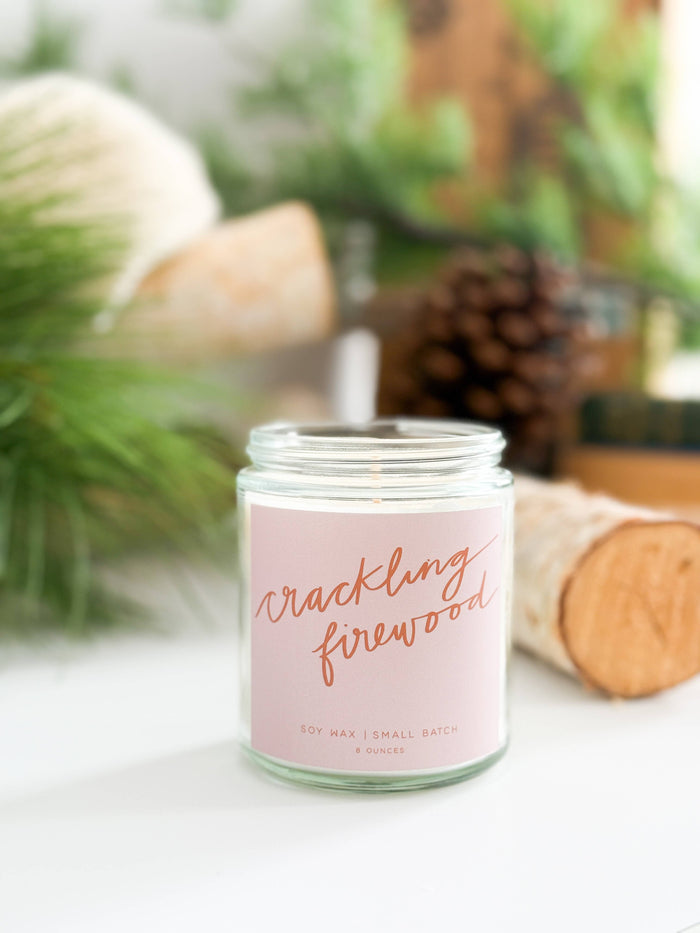 Crackling Firewood Candle 8oz