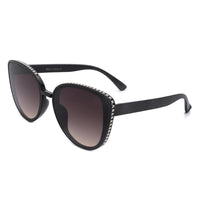 Chic Oversized Cat-Eye Rhinestone Sunglasses
