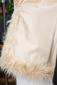 Penny Lane Shaggy Cream Jacket