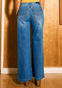 Low Rise Palazzo Jeans