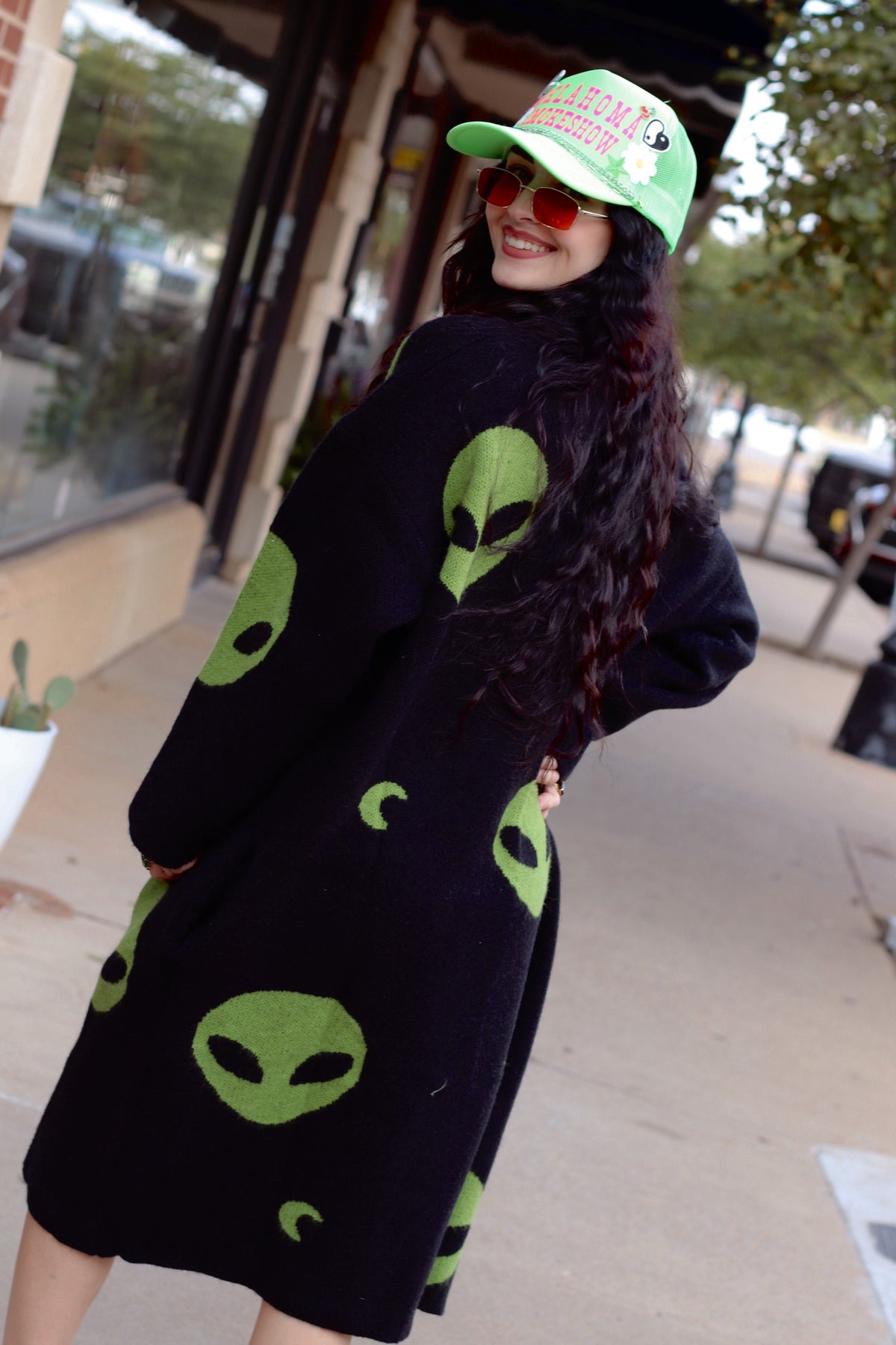 Out There Alien Sweater Dress