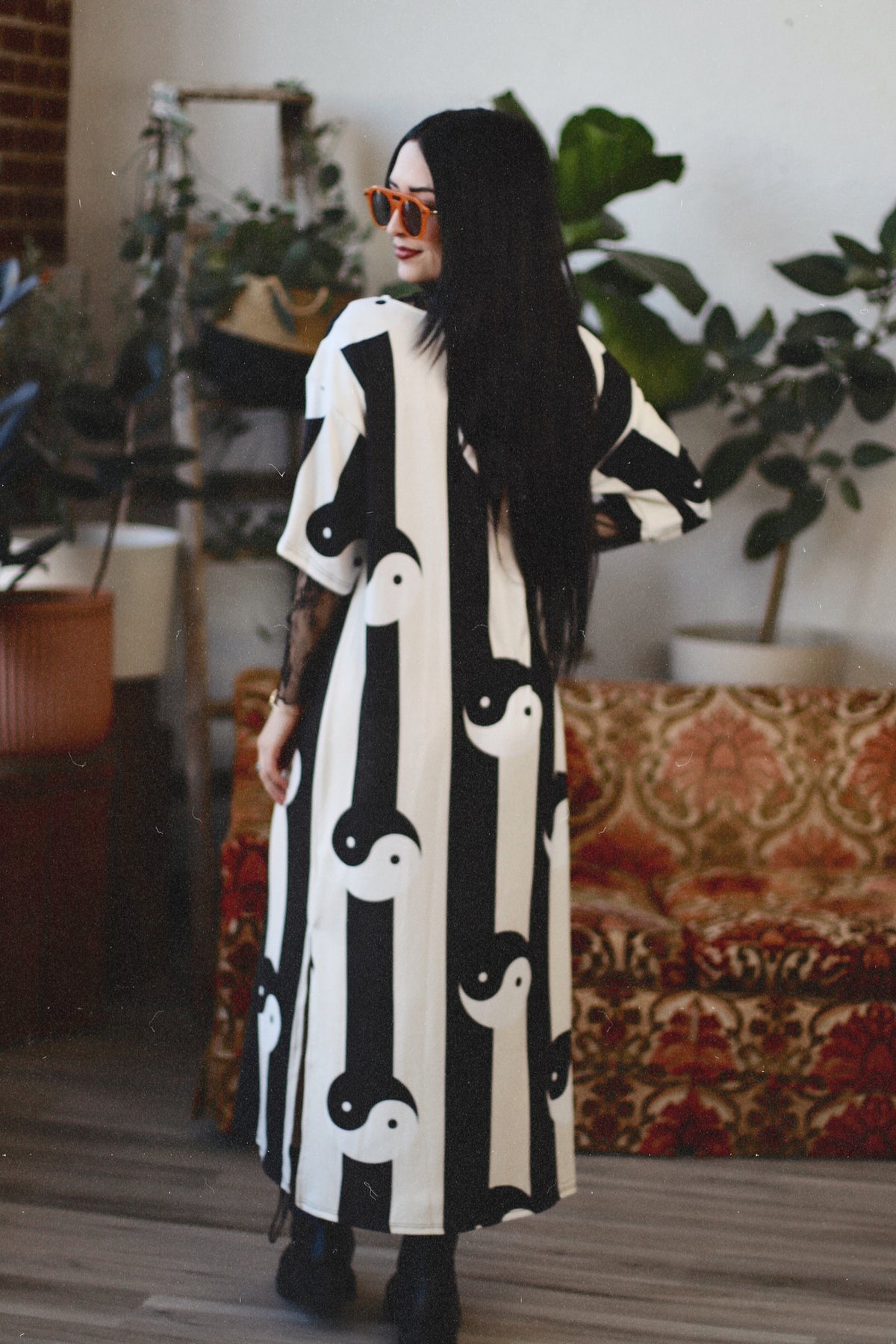 Yin Yang Midi Dress