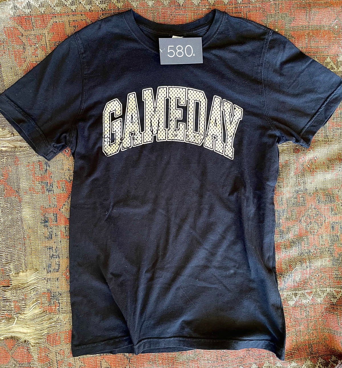 Black Game Day Tee - 580 Threads