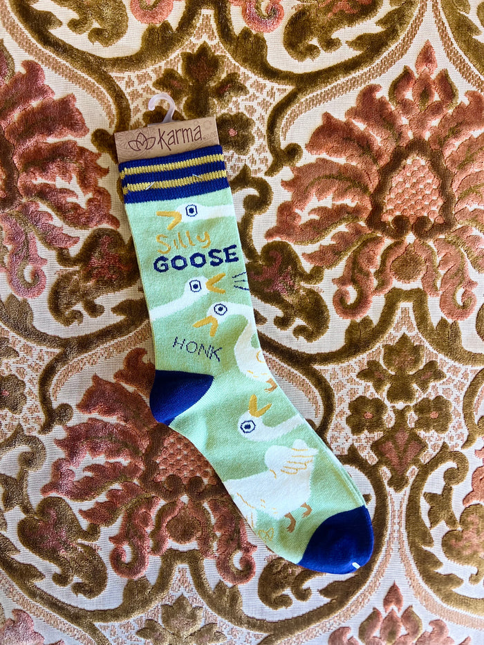 Silly Goose Crew Socks