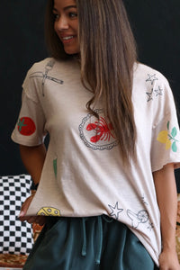 East Coast Vintage Seafood Graphic Tee