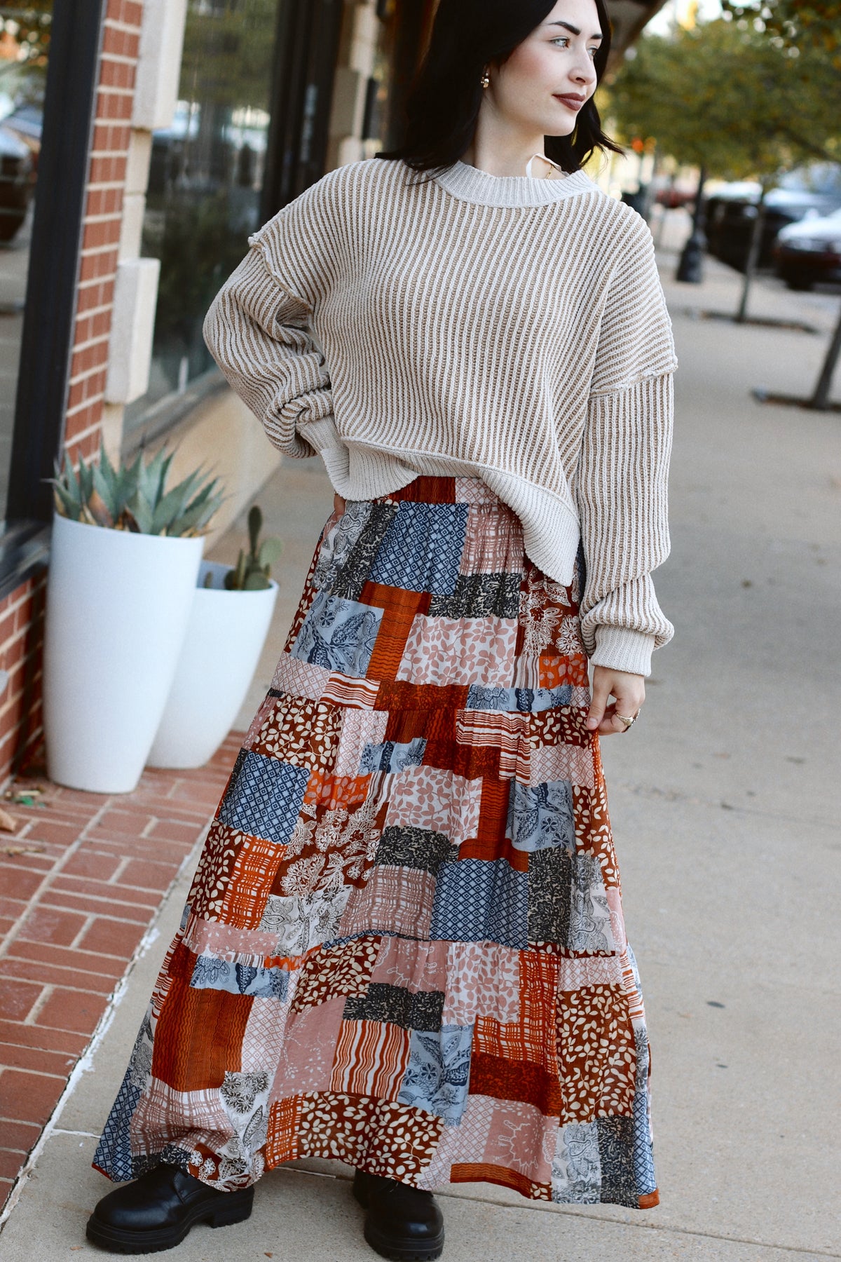 Poppy Patchwork Skirt