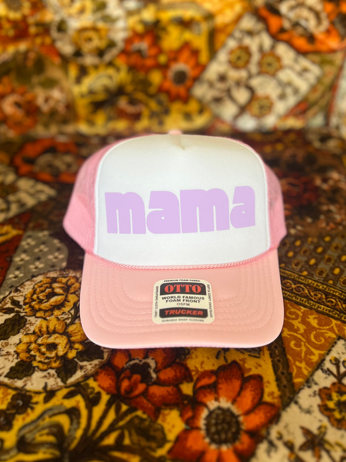 580 Trucker Hat + Pink Mama