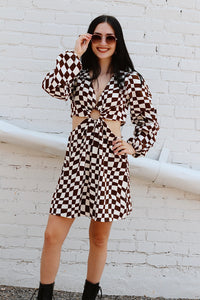 Nyla Checkered Dress