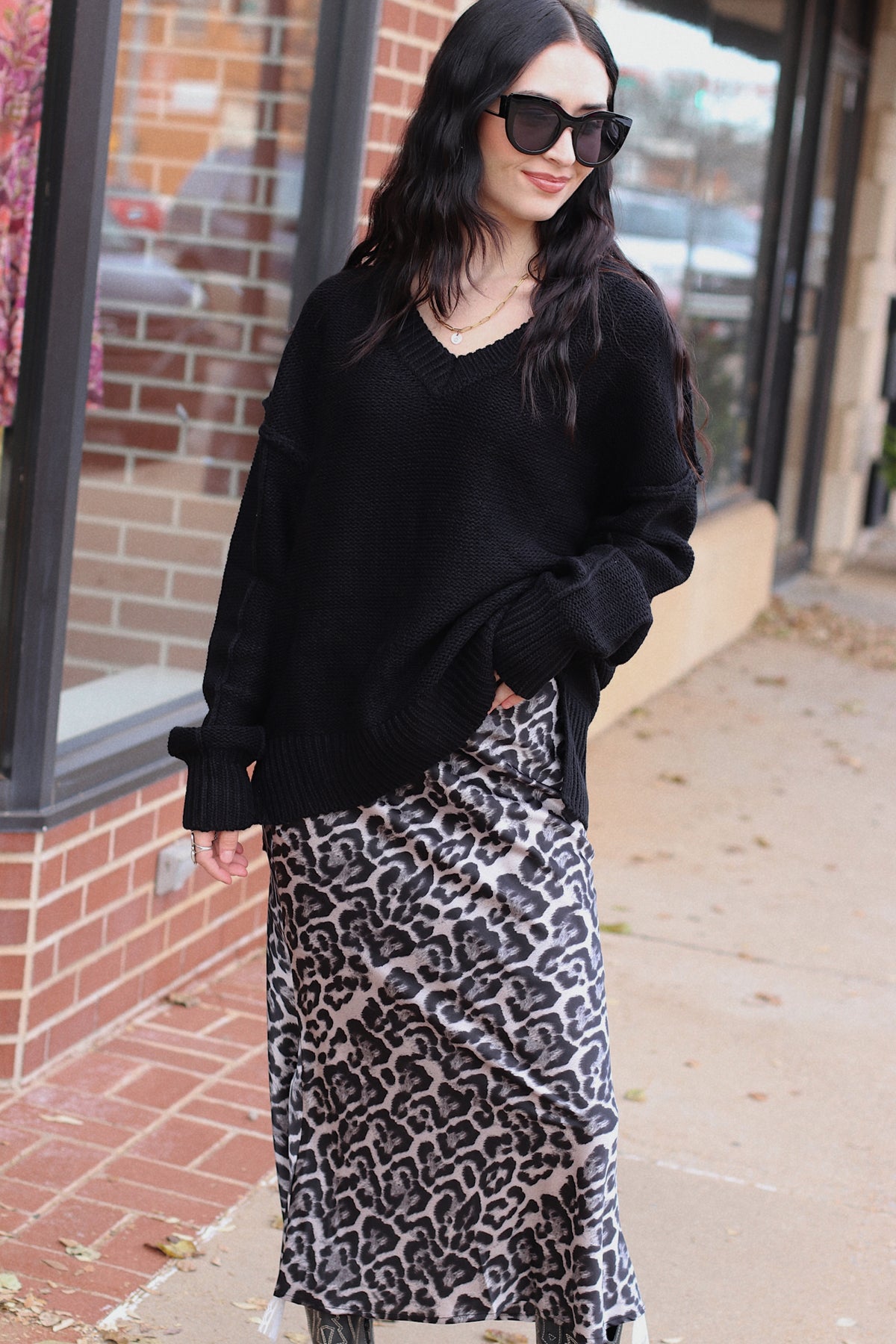 Britt's Fave Midi Skirt + Black Leo