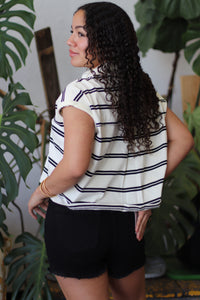 Josie Collared Boxy Top