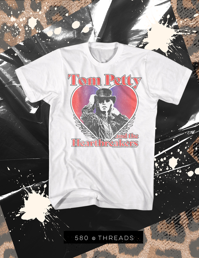 Tom Petty & The Heartbreakers Tee in White