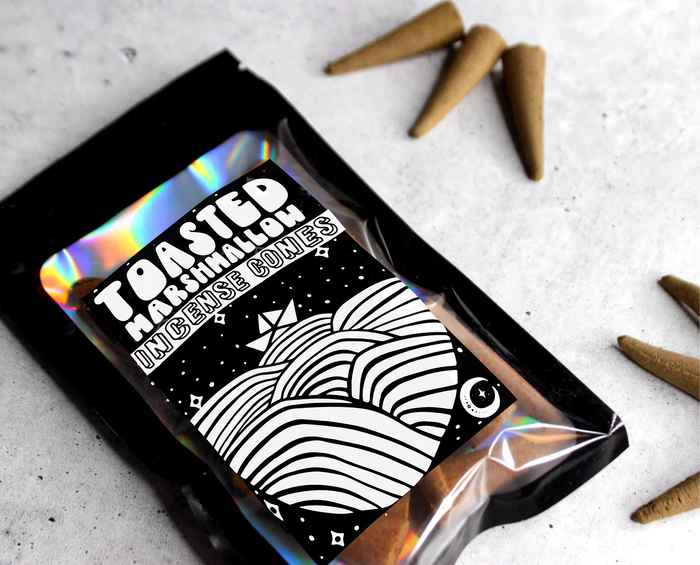 TOASTED MARSHMALLOW Incense Cone | Hand poured | Extra Large