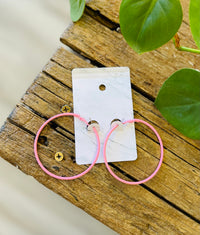 Skinny Hoop Earrings + 9 Colors